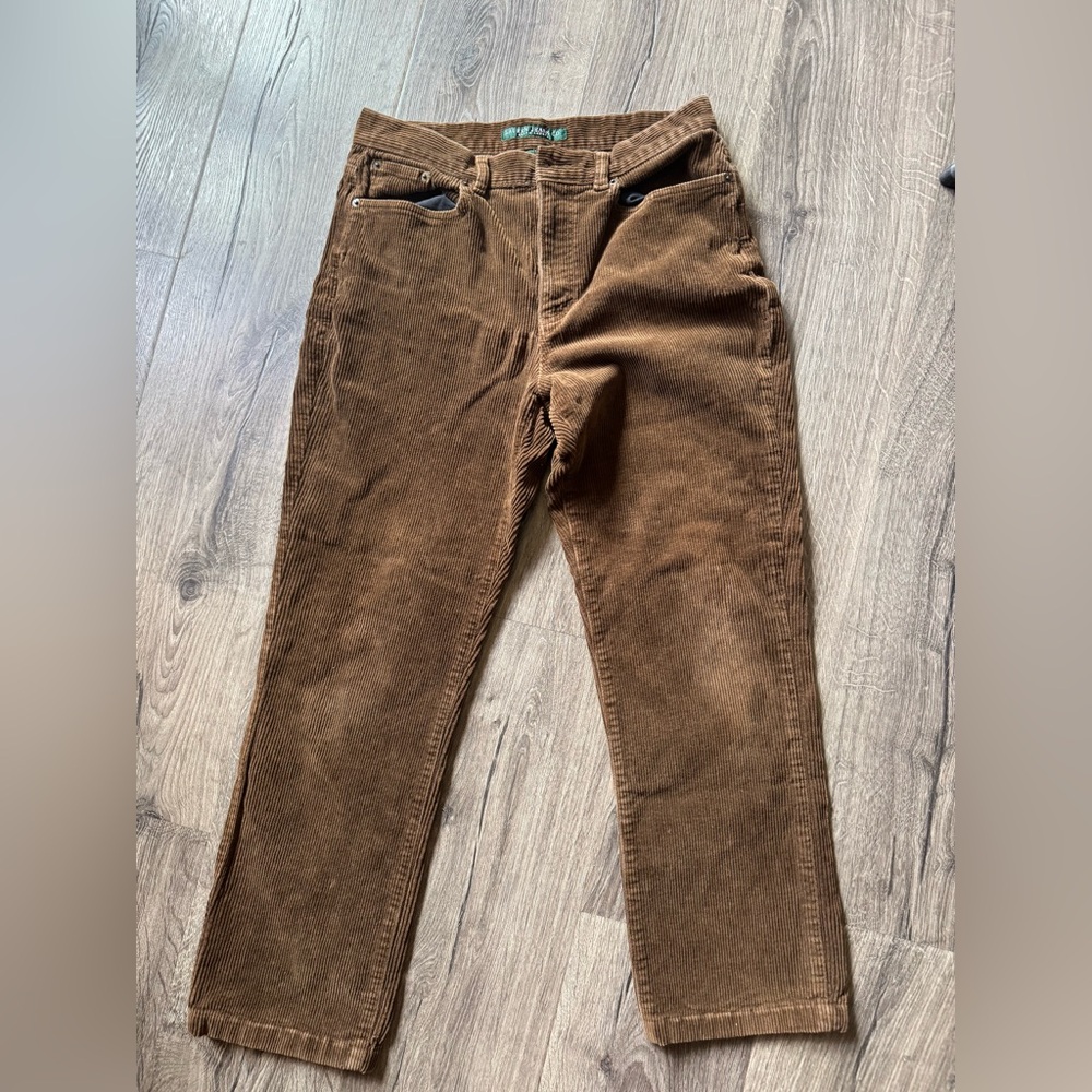 Womens Brown Corduroy Pants